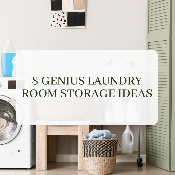 8 Genius Laundry Room Storage Ideas