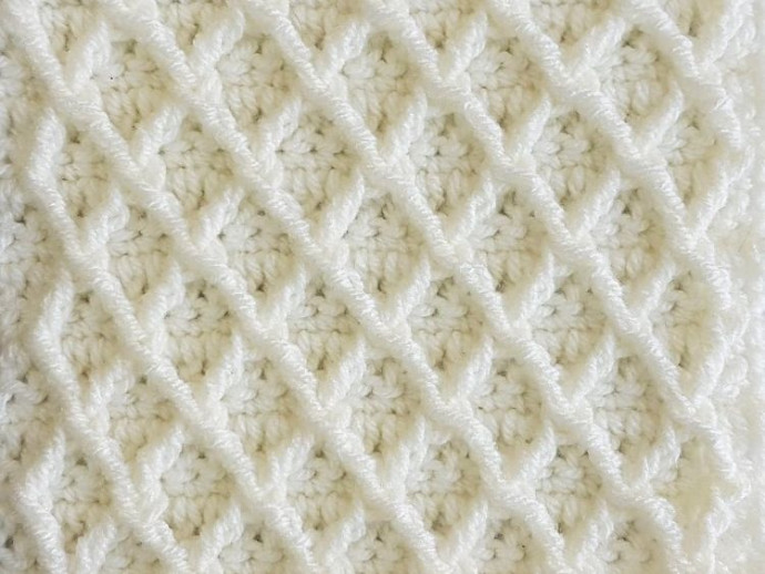 Crochet Basics: Diamond Stitch