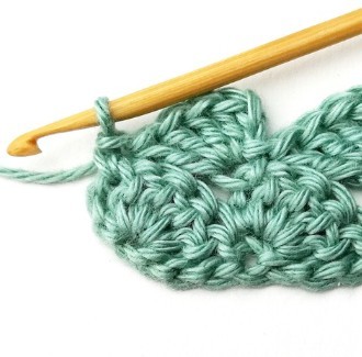 How to Crochet the Mixed Diagonal Shell Stitch Photo Tutorial