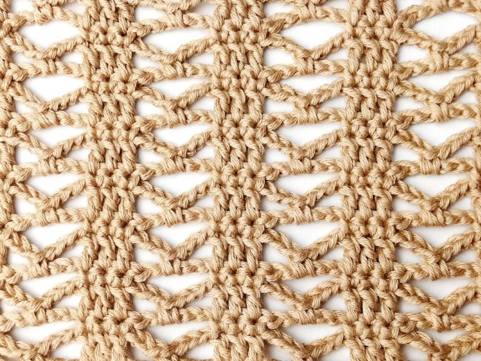 Lacy Stacked Bows Crochet Stitch Photo Tutorial
