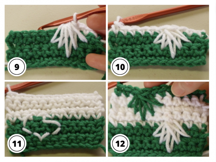 Spike Cluster Stitch Crochet Tutorial