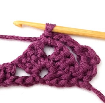 The Crossed Double Crochet and Split Fan Stitch Photo Tutorial