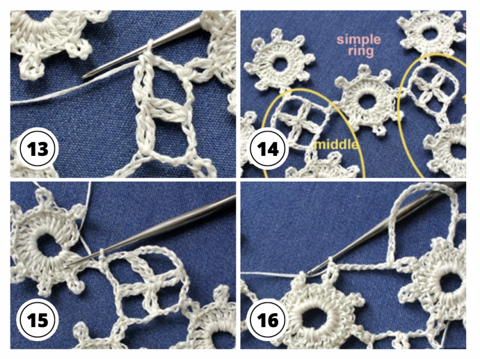 Crochet Circle Edging