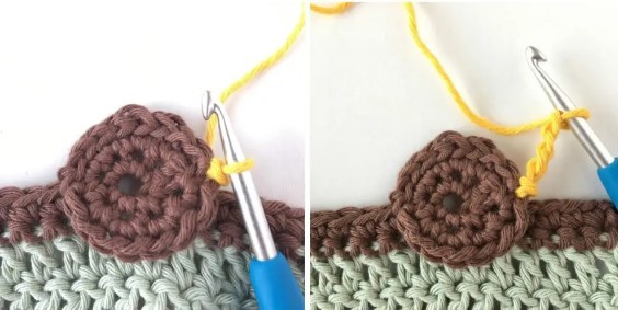 How to Crochet a Sunflower Stitch Photo Tutorial