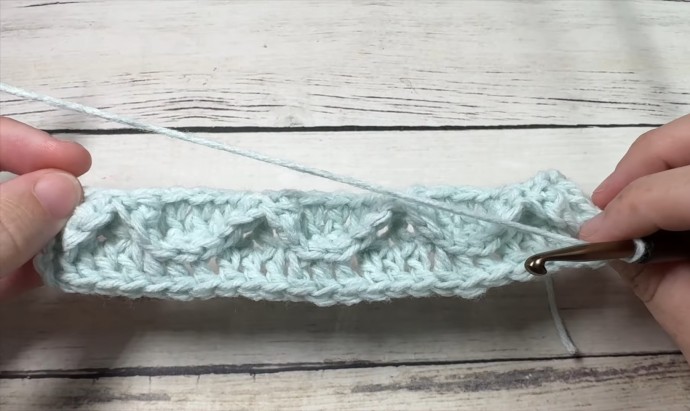 How to Crochet the Honeycomb Waffle Stitch Photo Tutorial