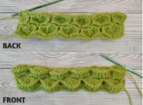 Crochet 3D Marshmallow Stitch Photo Tutorial