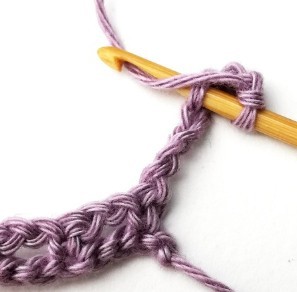 Striped Picot Mesh Crochet Stitch Photo Tutorial