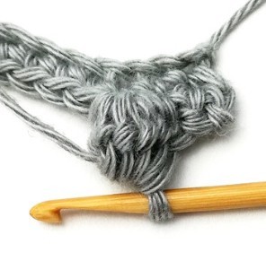 Aligned Bobble Crochet Stitch Photo Tutorial