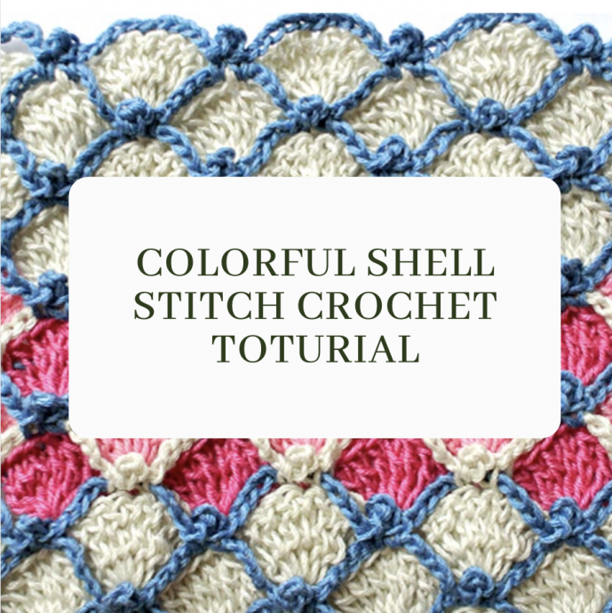 Colorful Chell Stitch Crochet Tutorial