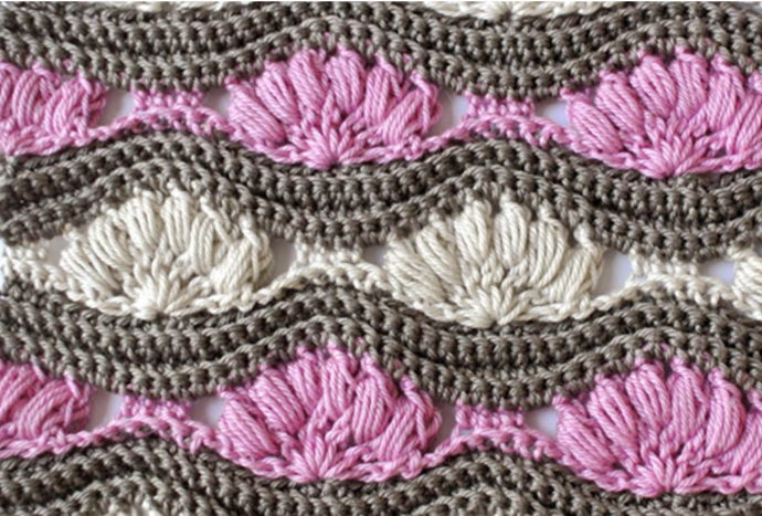 Crochet Dense Shell Stitch Crochet Dense Shell Stitch