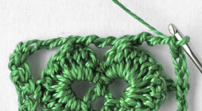 Crochet Lace Leaf Stitch