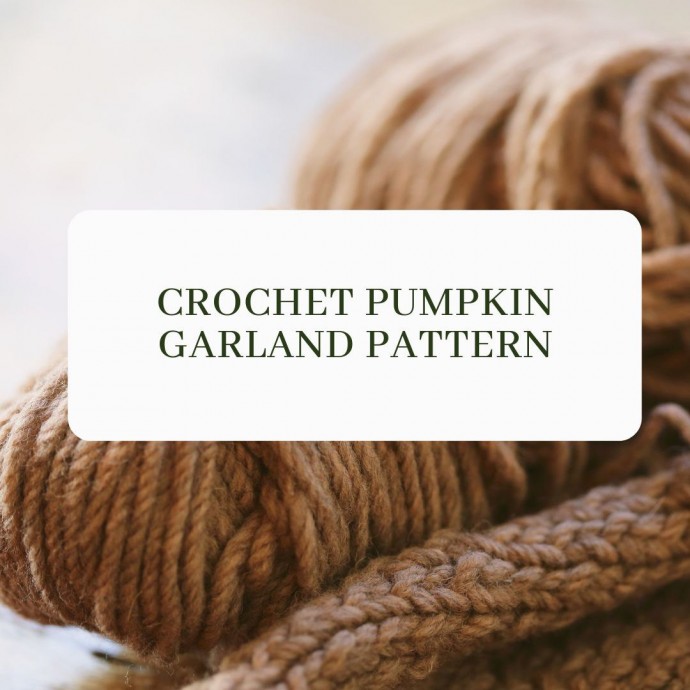 Crochet Pumpkin Garland Pattern
