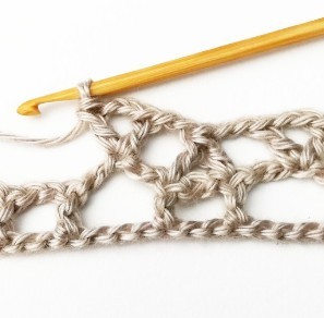 Lacy Interlocked Circles Crochet Stitch Photo Tutorial