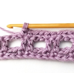 Double Mesh Crochet Stitch Photo Tutorial