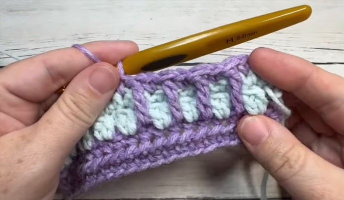 How to Crochet the Gridlock Stitch Photo Tutorial