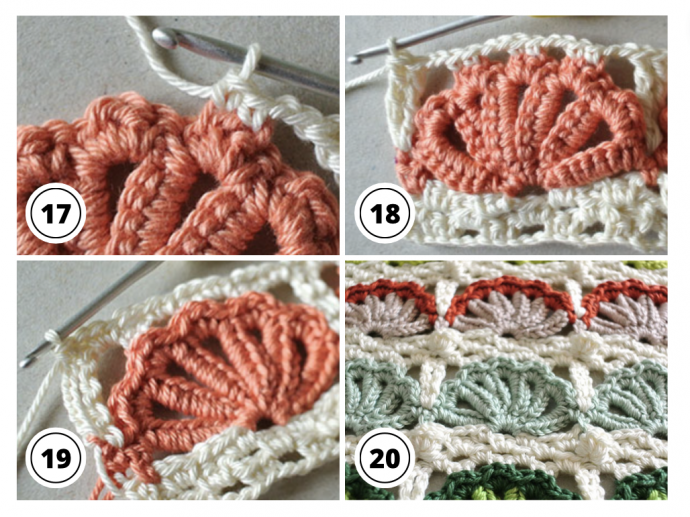 Crochet Tutorial: Framed Shell Stitch