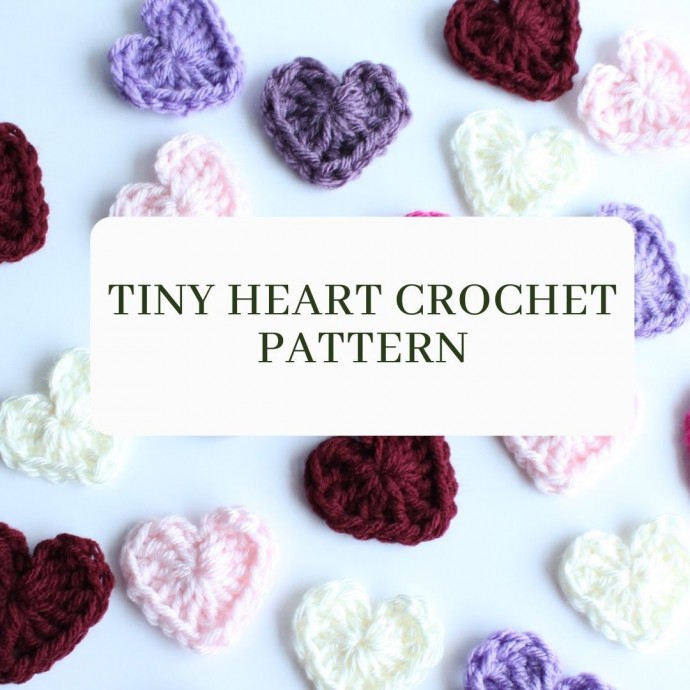 Tiny Heart Crochet Pattern