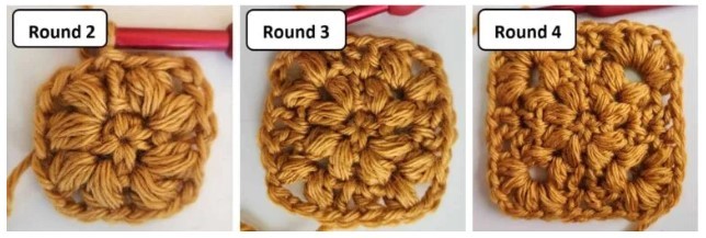 Waves of Grain – Square Crochet Baby Blanket Pattern