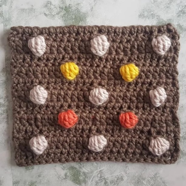 Crochet Polka Dots In Contrasting Colors Photo Tutorial Crochet Polka Dots In Contrasting Colors Photo Tutorial