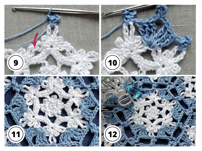 Crochet Tutorial: Snowflake Pattern