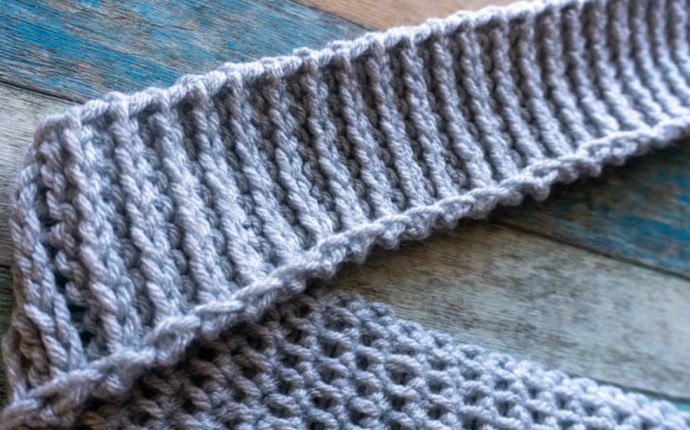 How to Crochet the Hdc Slip Stitch Ribbing Photo Tutorial