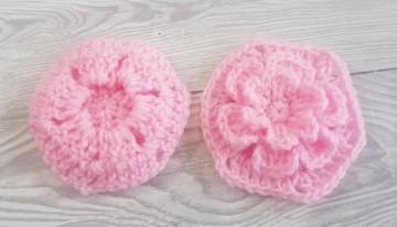Simple Crochet Flower Hexagon Pattern