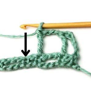 Striped Treble Crochet Mesh Stitch Photo Tutorial