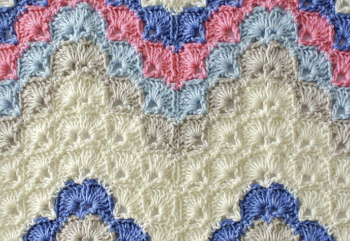 Crochet Ripple Shell Stitch — Brilliant Life Hacks