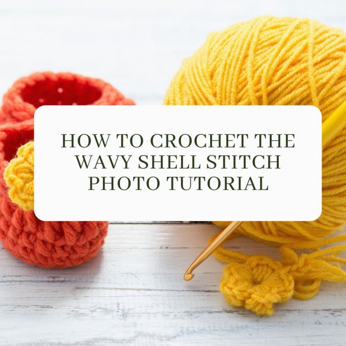 How to Crochet the Wavy Shell Stitch Photo Tutorial