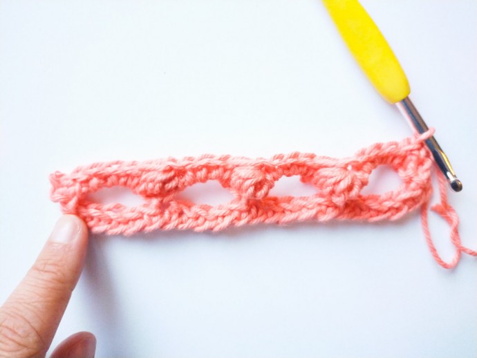 Bobble Bridge Crochet Stitch Photo Tutorial