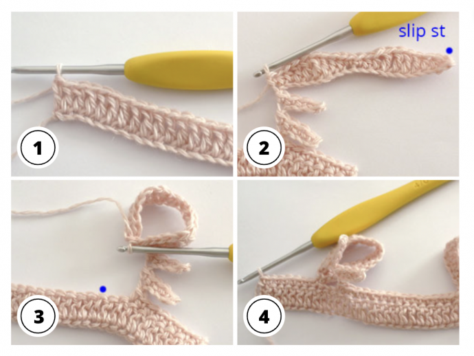 Crochet Bow Stitch Tutorial