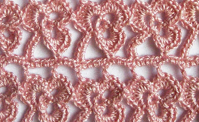 Crochet Lace Leaf Stitch