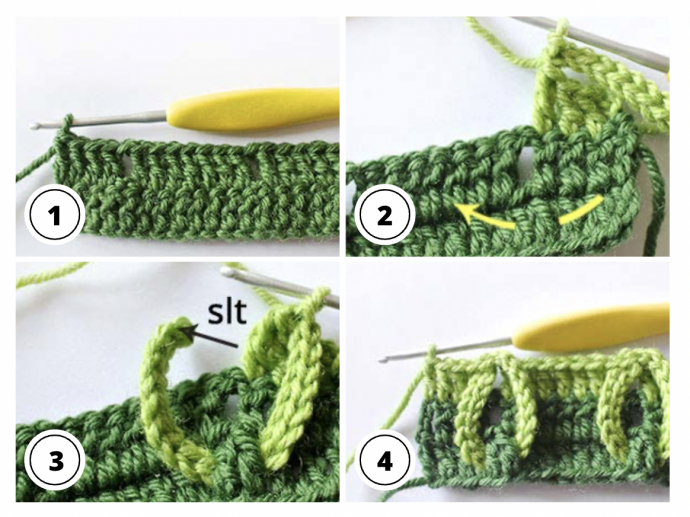 Crochet Tutorial: Knot Stitch