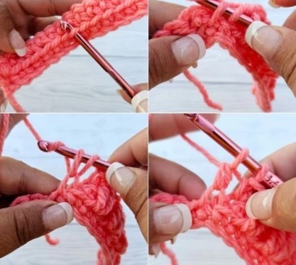 How To Crochet the Half Bobble Stitch Photo Tutorial