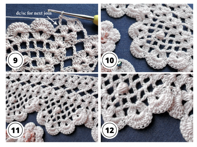 How to Crochet Alexandria Lace Stitch