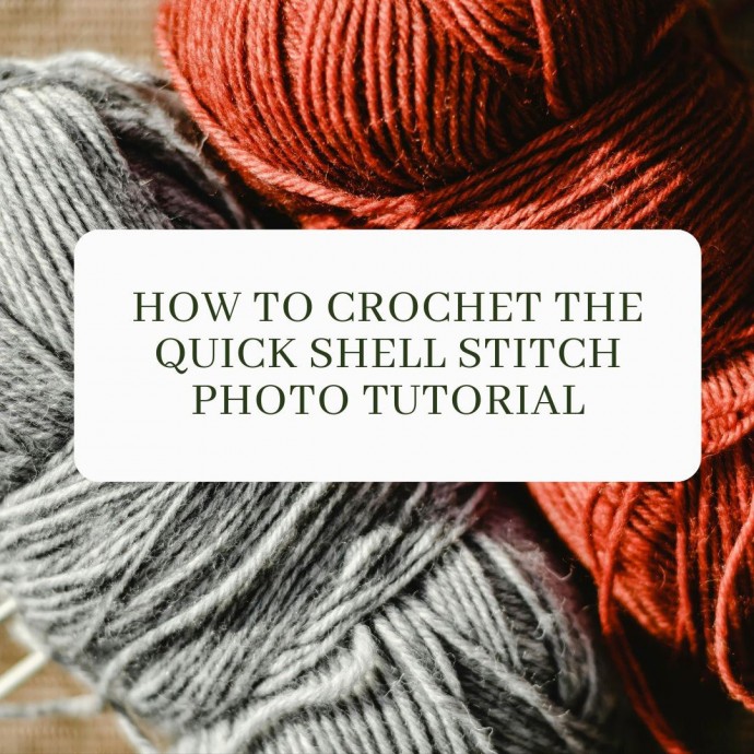 How to Crochet the Quick Shell Stitch Photo Tutorial