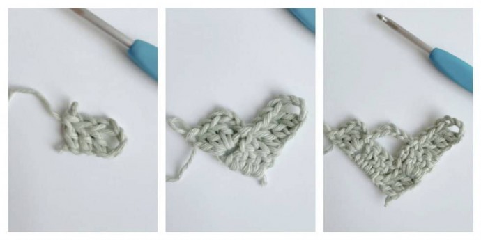 Mesh Crochet Stitch in Corner to Corner Photo Tutorial