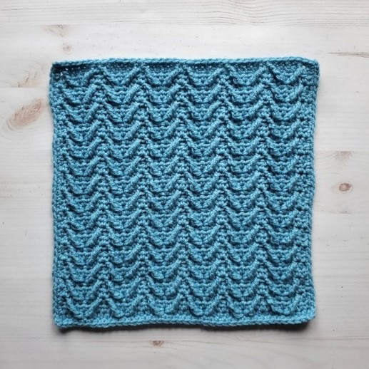 Raised Herringbone Crochet Stitch Tutorial