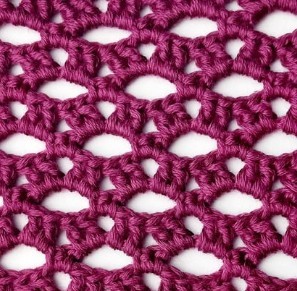 The Eyelet and Mixed Block Crochet Stitch Photo Tutorial