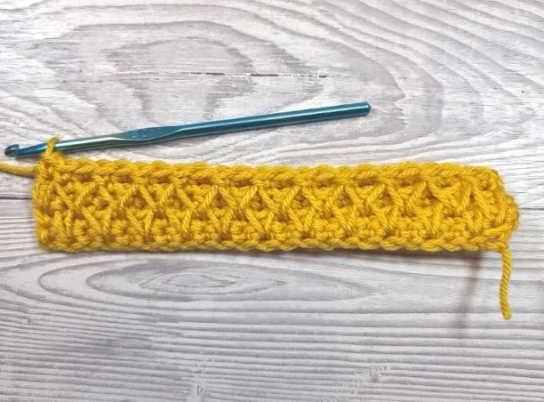 How to Crochet Honeycomb Stitch Photo Tutorial