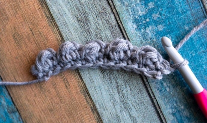 How to Crochet the Uneven Berry Crochet Stitch Photo Tutorial