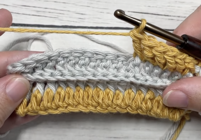 Raised Ridge Stitch Crochet Tutorial