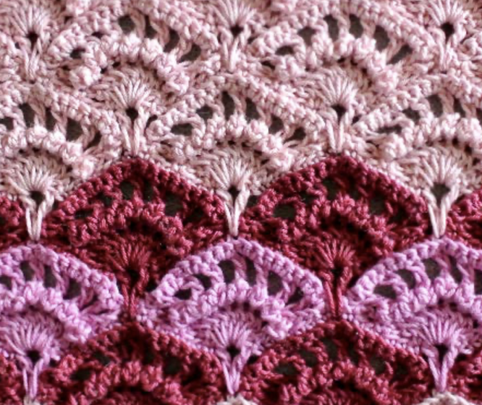 How to Crochet Delicate Shell Stitch
