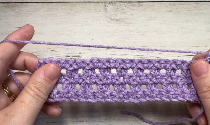 How to Crochet the Blended Mesh Stitch Photo Tutorial