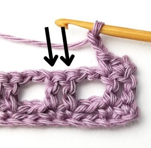 Double Mesh Crochet Stitch Photo Tutorial