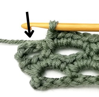 Eyelet Crochet Stitch Photo Tutorial