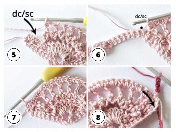 How to Crochet Delicate Shell Stitch