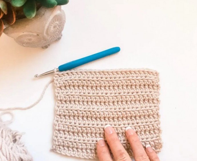 How to Crochet Linked Half Double Crochet Stitch (Lhdc) Photo Tutorial