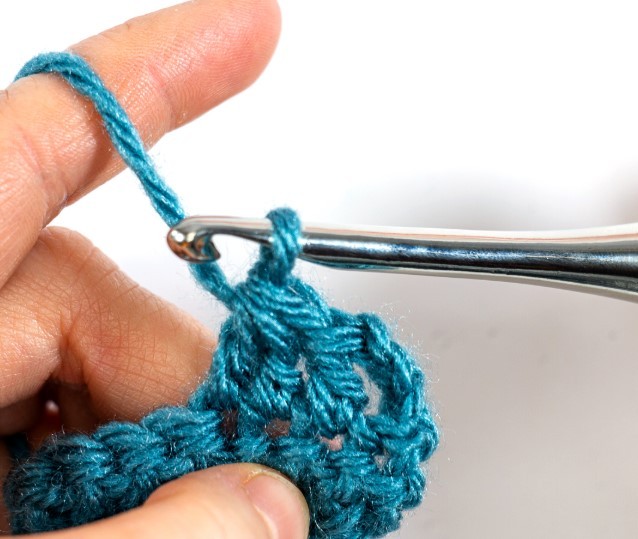How to Do a Double Crochet Decrease Photo Tutorial
