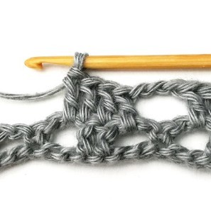 Belgian Mesh Crochet Stitch Photo Tutorial